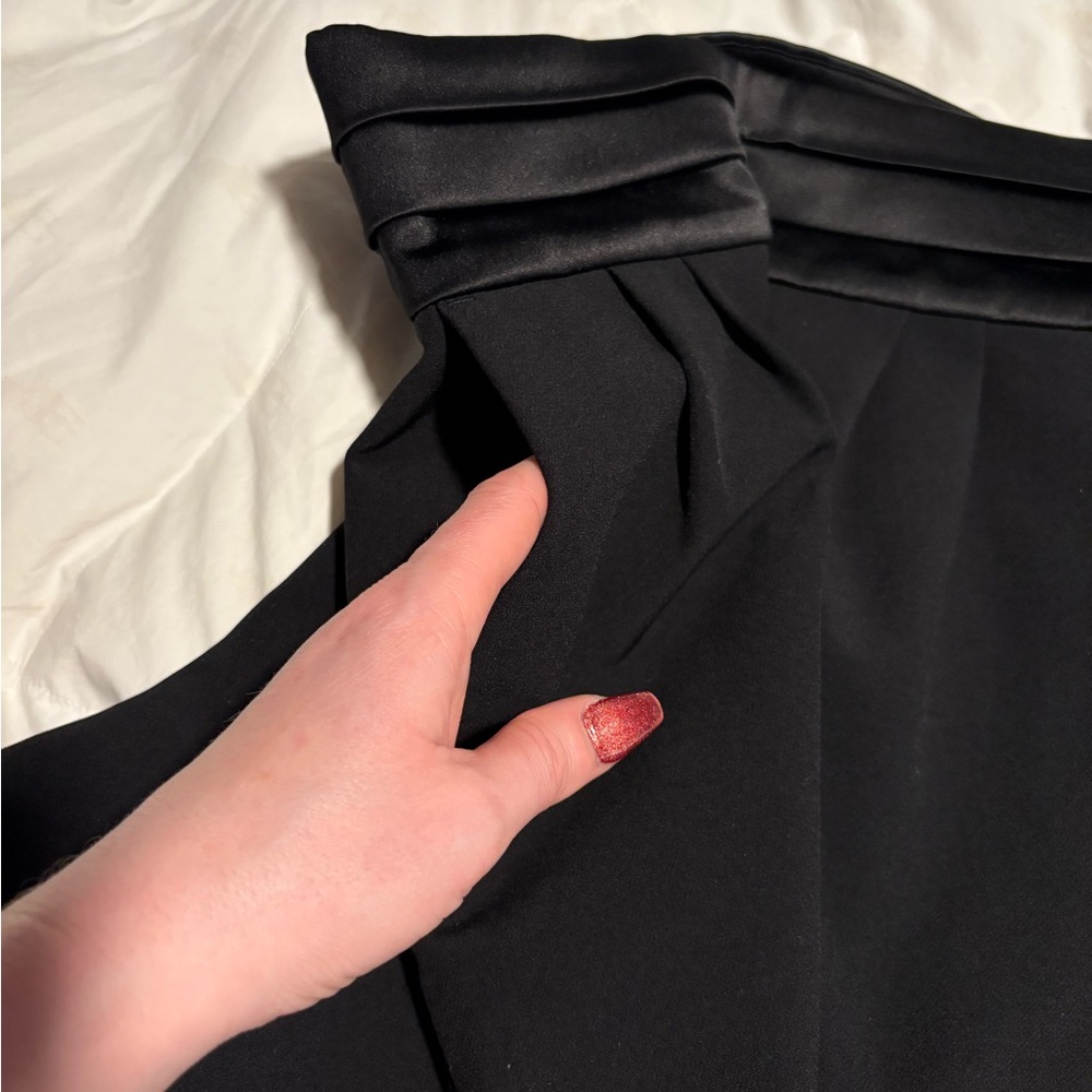 Express Black High Rise Ankle Women's Pants - Picture 5 of 7